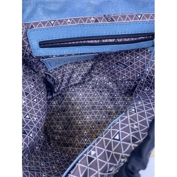 Botkier Warren Navy Bluegunmetal Leather Backpack main image 12